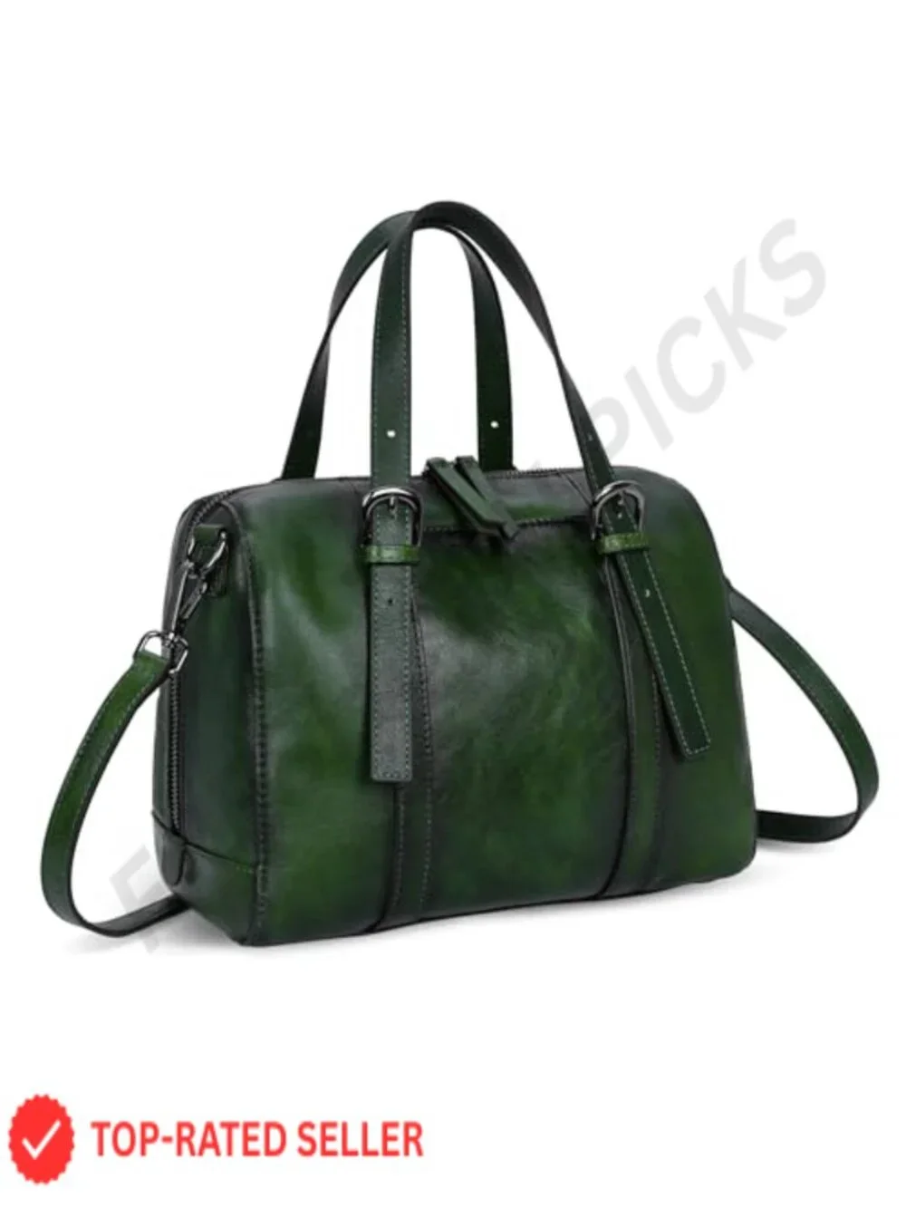 Genuine Leather Satchel Bag Women Crossbody Shoulder Tote Handbag